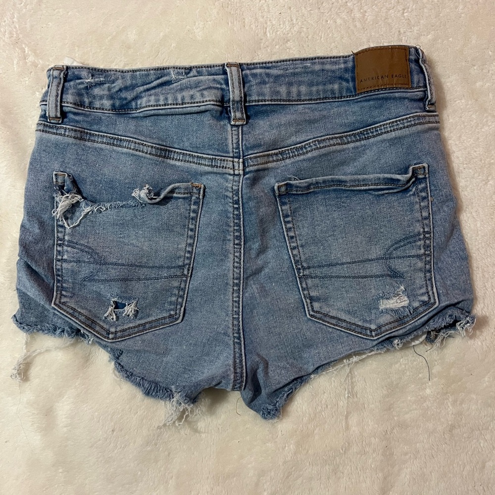 American Eagle Outfitters Light Blue Jean Shorts